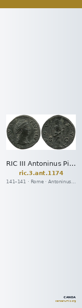 RIC III Antoninus Pius 1174 — CANOA
