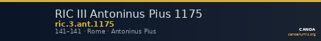 RIC III Antoninus Pius 1175 — CANOA