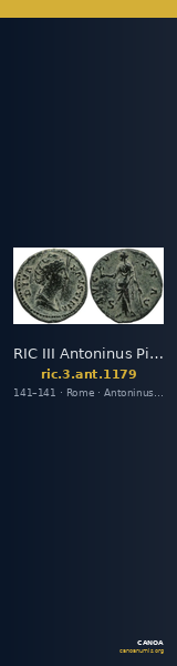 RIC III Antoninus Pius 1179 — CANOA