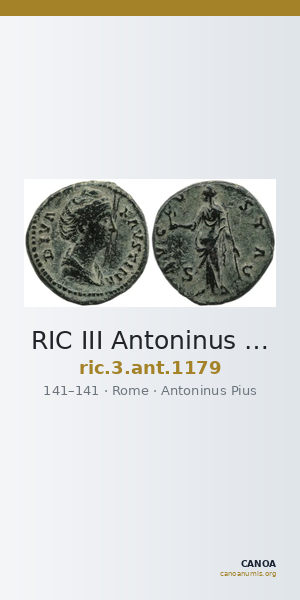RIC III Antoninus Pius 1179 — CANOA