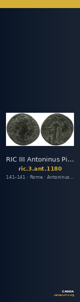 RIC III Antoninus Pius 1180 — CANOA