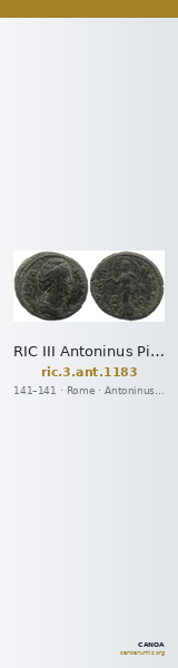 RIC III Antoninus Pius 1183 — CANOA