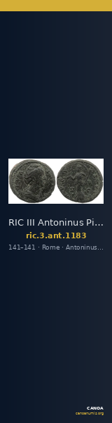 RIC III Antoninus Pius 1183 — CANOA