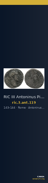 RIC III Antoninus Pius 119 — CANOA