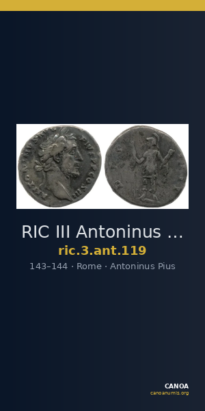 RIC III Antoninus Pius 119 — CANOA