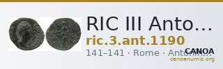 RIC III Antoninus Pius 1190 — CANOA