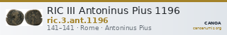 RIC III Antoninus Pius 1196 — CANOA