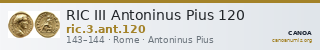 RIC III Antoninus Pius 120 — CANOA