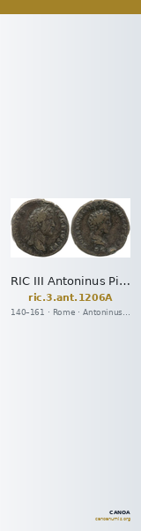 RIC III Antoninus Pius 1206A — CANOA