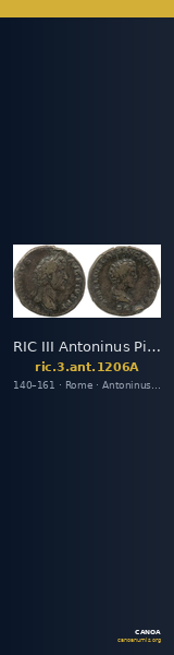RIC III Antoninus Pius 1206A — CANOA