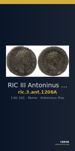 RIC III Antoninus Pius 1206A — CANOA