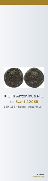 RIC III Antoninus Pius 1206B — CANOA