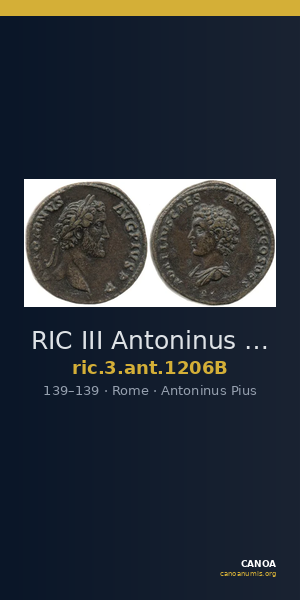 RIC III Antoninus Pius 1206B — CANOA