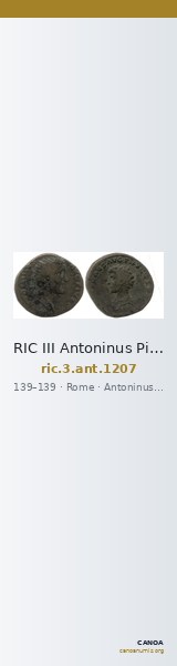 RIC III Antoninus Pius 1207 — CANOA