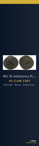 RIC III Antoninus Pius 1207 — CANOA