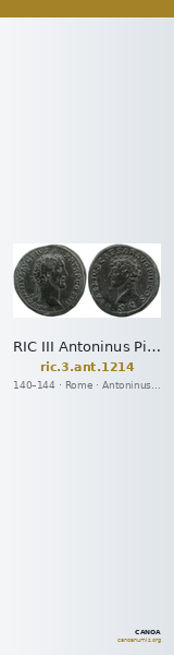 RIC III Antoninus Pius 1214 — CANOA