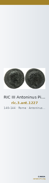RIC III Antoninus Pius 1227 — CANOA