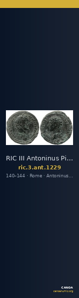 RIC III Antoninus Pius 1229 — CANOA