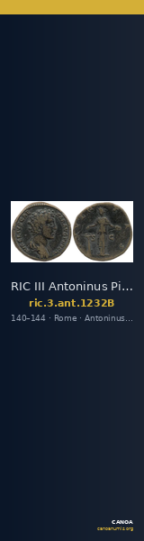 RIC III Antoninus Pius 1232B — CANOA