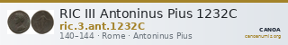 RIC III Antoninus Pius 1232C — CANOA