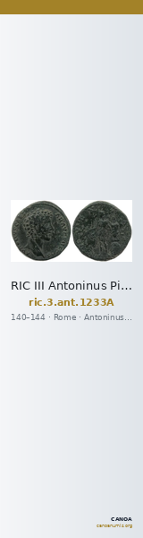 RIC III Antoninus Pius 1233A — CANOA