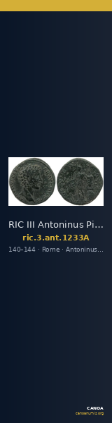 RIC III Antoninus Pius 1233A — CANOA