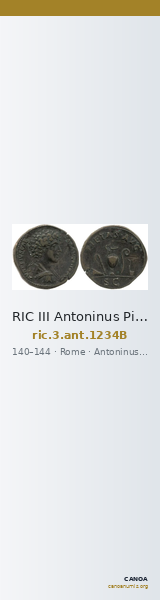 RIC III Antoninus Pius 1234B — CANOA
