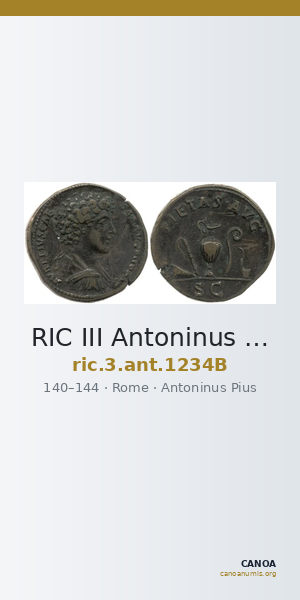 RIC III Antoninus Pius 1234B — CANOA