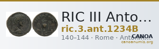 RIC III Antoninus Pius 1234B — CANOA