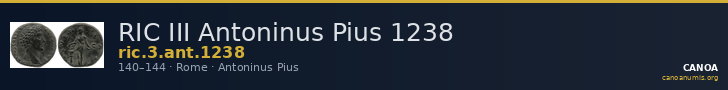 RIC III Antoninus Pius 1238 — CANOA