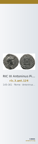 RIC III Antoninus Pius 124 — CANOA