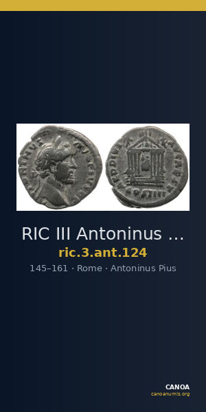 RIC III Antoninus Pius 124 — CANOA