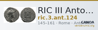 RIC III Antoninus Pius 124 — CANOA