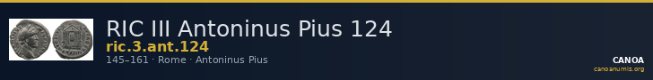 RIC III Antoninus Pius 124 — CANOA