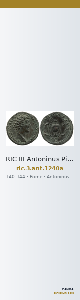 RIC III Antoninus Pius 1240a — CANOA