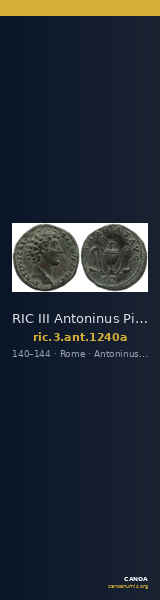 RIC III Antoninus Pius 1240a — CANOA