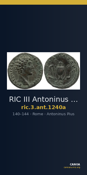 RIC III Antoninus Pius 1240a — CANOA