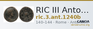 RIC III Antoninus Pius 1240b — CANOA