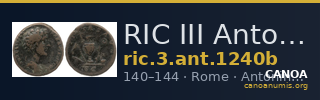 RIC III Antoninus Pius 1240b — CANOA