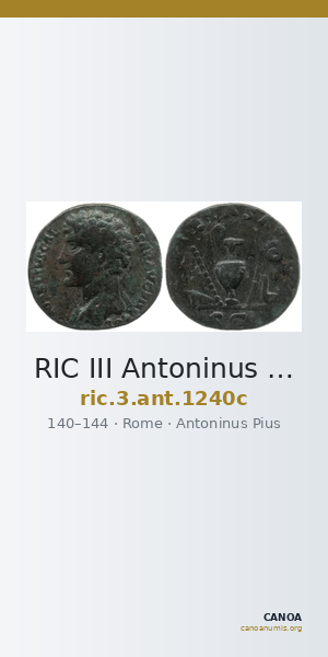 RIC III Antoninus Pius 1240c — CANOA