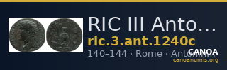 RIC III Antoninus Pius 1240c — CANOA