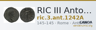 RIC III Antoninus Pius 1242A — CANOA