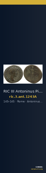 RIC III Antoninus Pius 1243A — CANOA