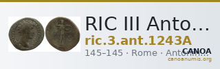 RIC III Antoninus Pius 1243A — CANOA