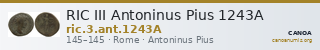 RIC III Antoninus Pius 1243A — CANOA