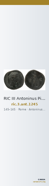 RIC III Antoninus Pius 1245 — CANOA