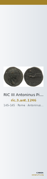 RIC III Antoninus Pius 1246 — CANOA