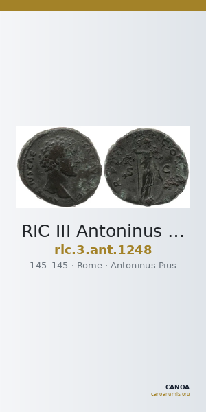 RIC III Antoninus Pius 1248 — CANOA