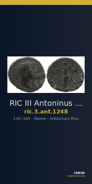 RIC III Antoninus Pius 1248 — CANOA
