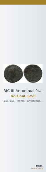 RIC III Antoninus Pius 1250 — CANOA